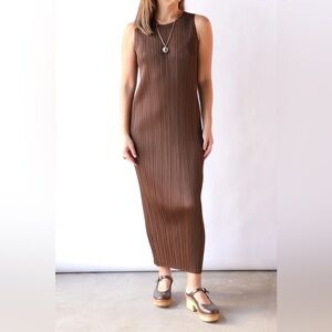 Issey Miyaki pleats please dress midi 3/ medium